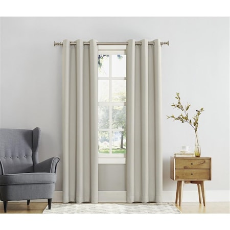 Sun Zero Sun Zero 6006036 80 x 84 in. Norwich Ivory Blackout Curtains - Pack of 2 6006036